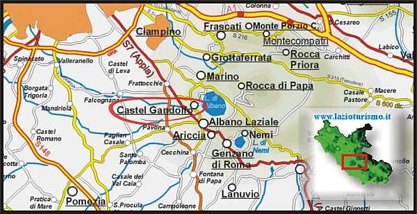 Castel+gandolfo+mappa